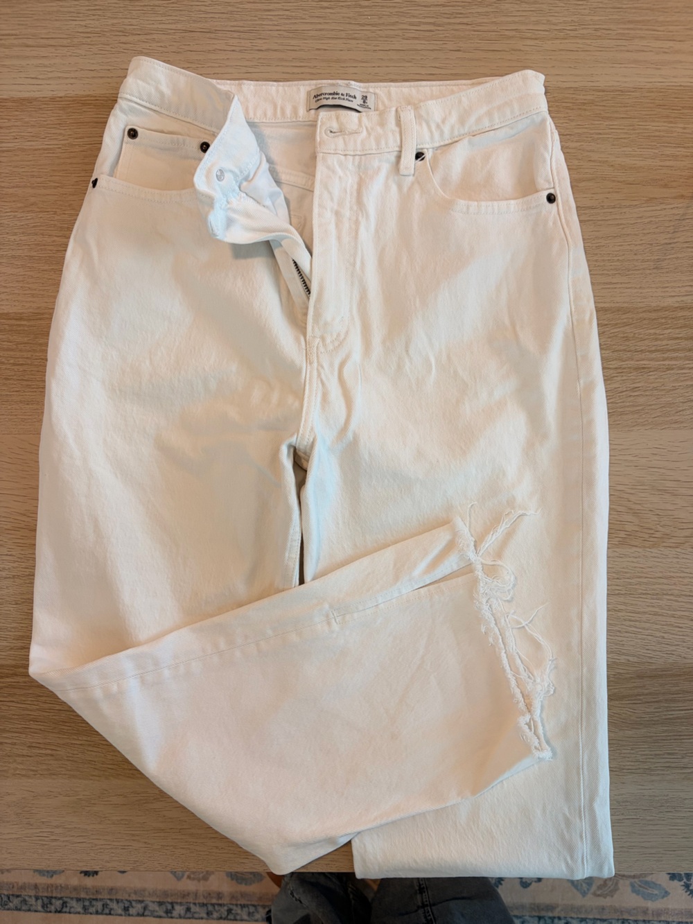 Abercrombie White Jeans